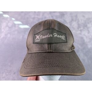 MAX Vander Haags Inc Brown Snapback Hat Trucking Promo Cap American Flag Logo
